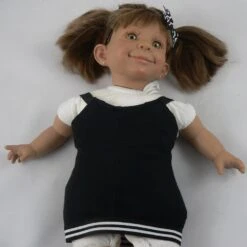 Vêtements Pour Poupée 36cm, Corps Souple En Tissu - "petite Robe Noire" -Éclat Boutique product 5cfa76fe838e8 3