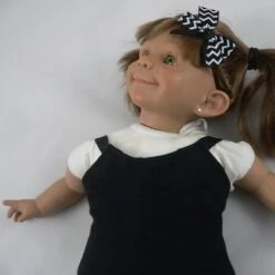 Vêtements Pour Poupée 36cm, Corps Souple En Tissu - "petite Robe Noire" -Éclat Boutique product 5cfa76fe838e8 4