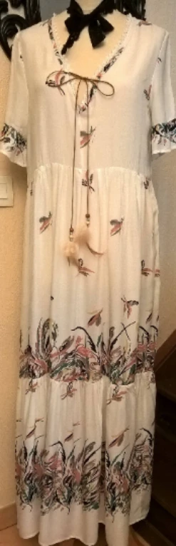 Robe Longue,en Coton Et Viscose,tissu Imprimée,robe Femme,fille,cadeau Femme,cadeau Fille,vêtements 5 Robe Longue,en Coton Et Viscose,tissu Imprimée,robe Femme,fille,cadeau Femme,cadeau Fille,vêtements -Éclat Boutique product 5d05067589322 3