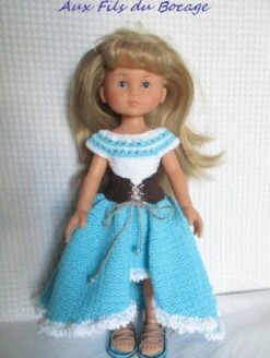 Robe Cowgirl Pour Poupée Les Chéries Ou Paola Reina -Éclat Boutique product 5d73ef7c7c250 4