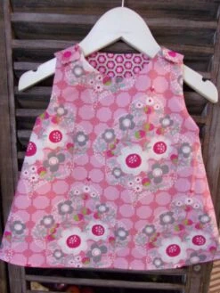 Robe Reversible En Coton Oeko Tex Taille 1 An