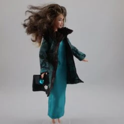 Vêtements Pour Poupée Barbie - "manteau Fantaisie Et Robe Longue" -Éclat Boutique product 5e2308acf1aaf 4