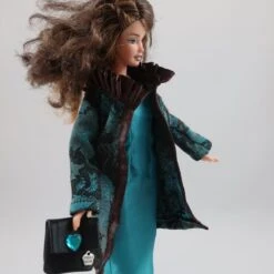 Vêtements Pour Poupée Barbie - "manteau Fantaisie Et Robe Longue" -Éclat Boutique product 5e2308acf1aaf 5
