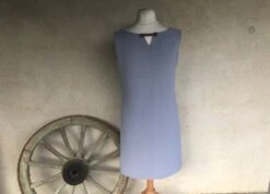 Robe Trapèze Habillée Bleue Claire Sans Manches 7 Robe Trapèze Habillée Bleue Claire Sans Manches -Éclat Boutique product 5e8057612bd06 4