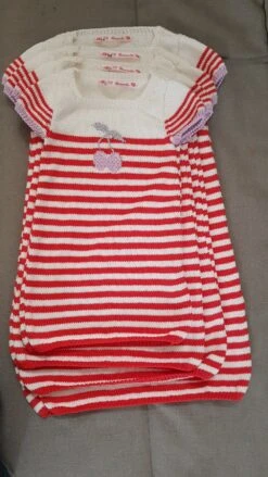 Robe D'été Pour Fille En Coton Façon Marinière Tricotée Main 8 Robe D'été Pour Fille En Coton Façon Marinière Tricotée Main -Éclat Boutique product 5e9c9610cc53a 3