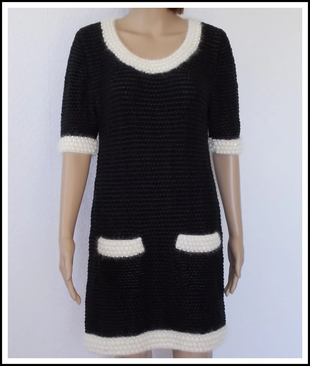 Robe Mérinos, Ruban, Angora Et Mohair "ieva" D'anny Blatt 2 Robe Mérinos, Ruban, Angora Et Mohair "ieva" D'anny Blatt – Image 2