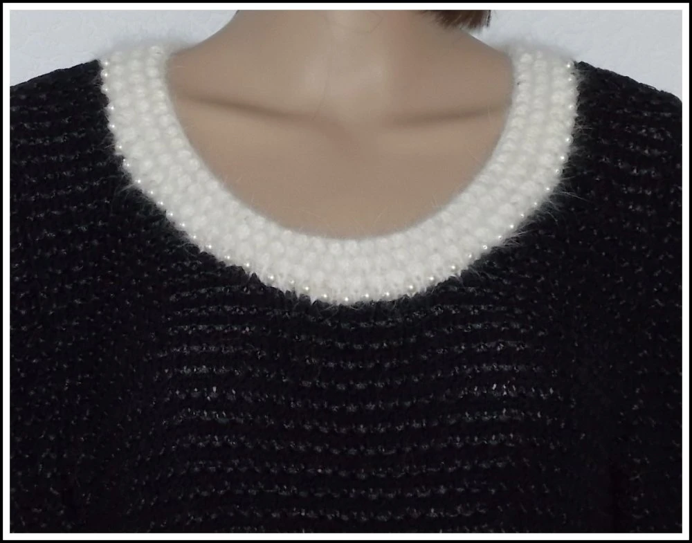 Robe Mérinos, Ruban, Angora Et Mohair "ieva" D'anny Blatt 5 Robe Mérinos, Ruban, Angora Et Mohair "ieva" D'anny Blatt – Image 5