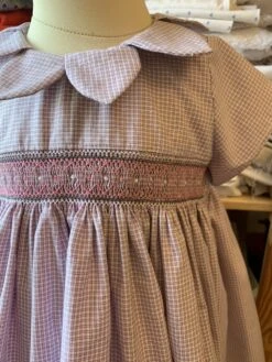 Robe à Smocks Rosée Blanche -Éclat Boutique product 5ec64f99e456a 3