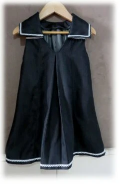 Robe Chasuble Trapèze En Jean Noir - 8 Ans -Éclat Boutique product 5ee0e1cf489fa 4