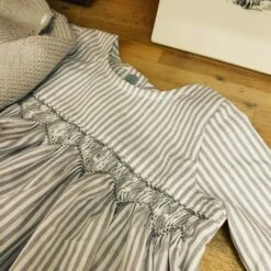 Robe à Smocks Rayée