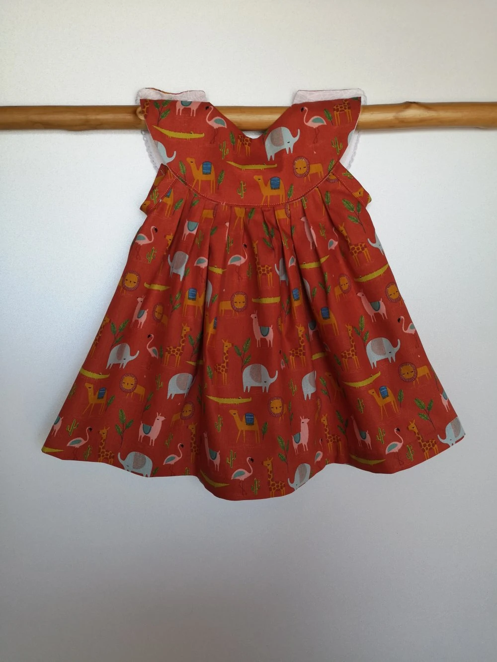 Robe Bébé En Coton Oeko Tex 3-6 Mois, Cadeau Naissance 2 Robe Bébé En Coton Oeko Tex 3-6 Mois, Cadeau Naissance – Image 2