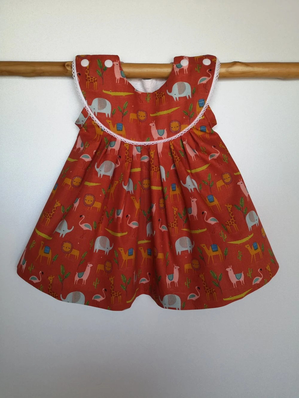 Robe Bébé En Coton Oeko Tex 3-6 Mois, Cadeau Naissance 1 Robe Bébé En Coton Oeko Tex 3-6 Mois, Cadeau Naissance