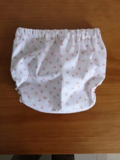 Ensemble Robe Blanche à Fleurs, Culotte Bouffante, Cadeau Naissance 6-9 Mois -Éclat Boutique product 602bd102a3749 1