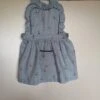Ensemble Robe Bleue Ciel, Béguin Et Culotte Bouffante, Cadeau Naissance 6 -9 Mois