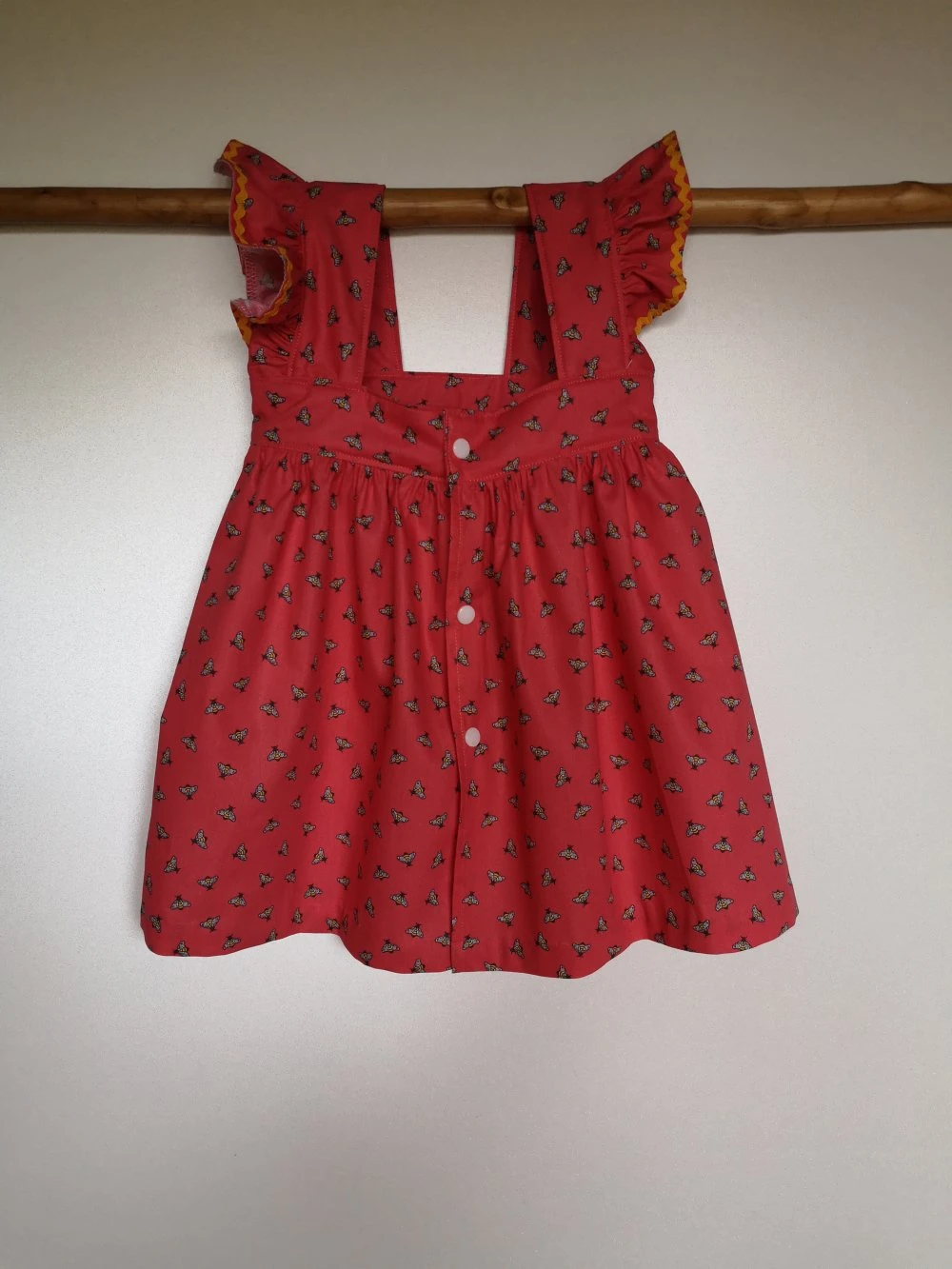 Ensemble Robe, Béguin Et Culotte Bouffante, Cadeau Naissance 9-12 Mois 2 Ensemble Robe, Béguin Et Culotte Bouffante, Cadeau Naissance 9-12 Mois – Image 2