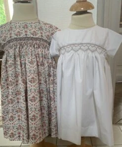 Robe à Smocks Blanche