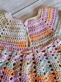 Robe D Ete Bebe En Coton Crochetee Main -Éclat Boutique product 61264e3792b16 4