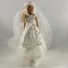 Vêtements Pour Poupée Barbie - "robe De Mariée Romantique"