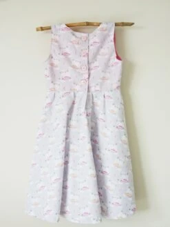 Robe Ample 8 Ans Rose Et Grise Chats -Éclat Boutique product 62110df2d935d 4