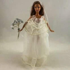 Vêtements Pour Poupée Barbie - "robe De Mariée" -Éclat Boutique product 6235a2342e3e5 1