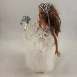 Vêtements Pour Poupée Barbie - "robe De Mariée" -Éclat Boutique product 6235a2342e3e5 3