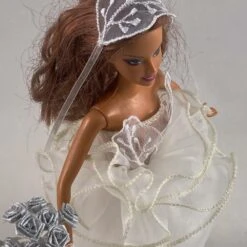 Vêtements Pour Poupée Barbie - "robe De Mariée" -Éclat Boutique product 6235a2342e3e5 5