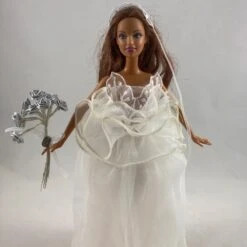 Vêtements Pour Poupée Barbie - "robe De Mariée" -Éclat Boutique product 6235a2342e3e5 6