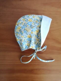 Ensemble Robe, Béguin, "liberty", Cadeau Naissance 9-12 Mois -Éclat Boutique product 628f6b8c019cf 5