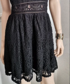 Robe Noire Dentelle, Cérémonie, Robe Courte -Éclat Boutique product 62c285e692187 2