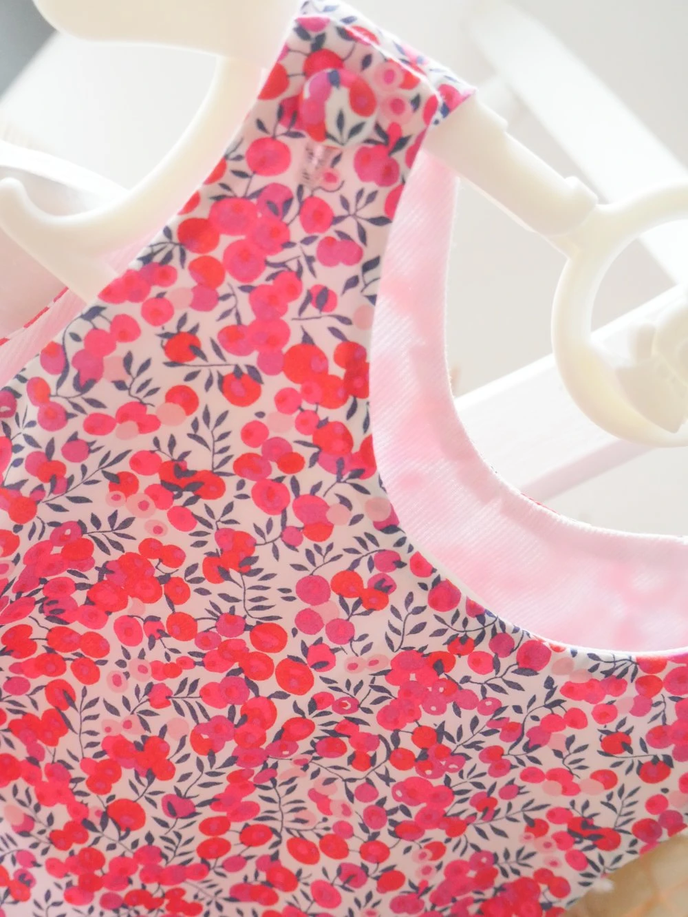 Robe Tissu Liberty 3 à 6 Mois 2 Robe Tissu Liberty 3 à 6 Mois – Image 2