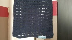 Robe Sans Manches, Robe Courte Bleu Marine, En Coton Recyclé Mélangé, Taille M Ou 38/40 -Éclat Boutique product 63ef64ee10dd1 4