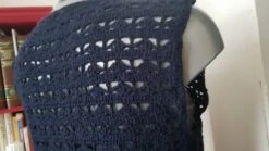 Robe Sans Manches, Robe Courte Bleu Marine, En Coton Recyclé Mélangé, Taille M Ou 38/40 -Éclat Boutique product 63ef64ee10dd1 8