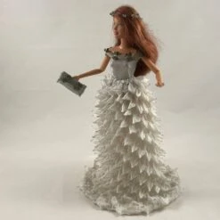 Vêtements Pour Poupée Barbie - "robe De Fête"