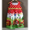Robe Chasuble En Coton à Motif Nains - 5 Ans