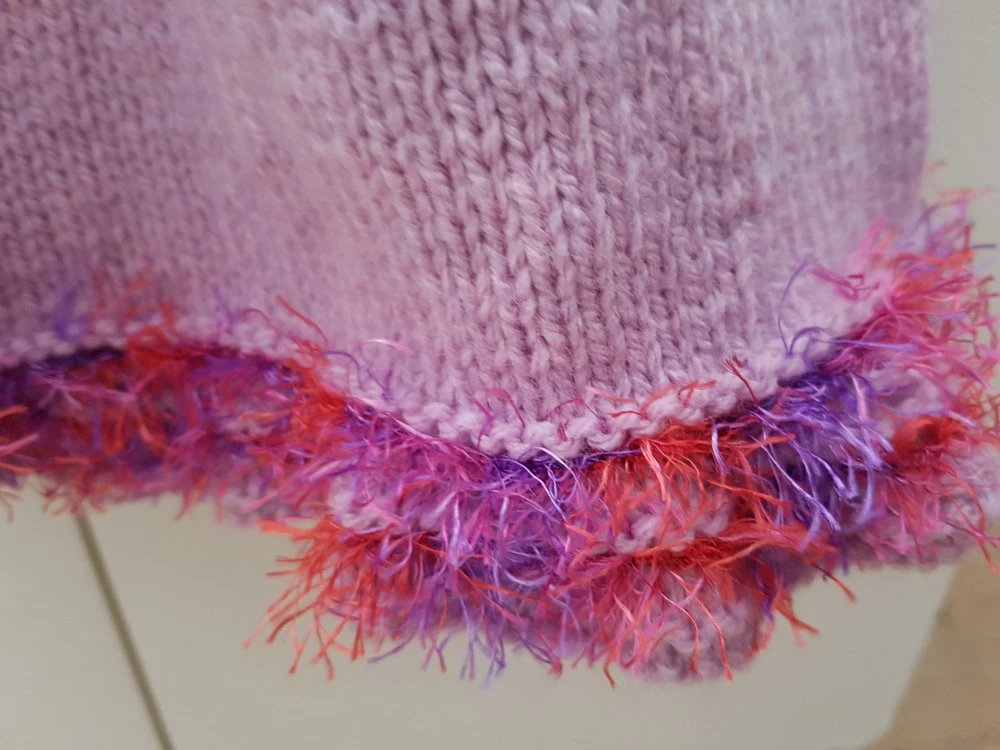 Robe Rose Sans Manche Pour Bébé Et Fille, Au Tricot, Fait à La Main, Plusieurs Tailles 3 Robe Rose Sans Manche Pour Bébé Et Fille, Au Tricot, Fait à La Main, Plusieurs Tailles – Image 3